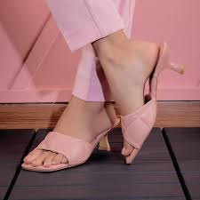 Women Heels Sandal  (Pink , 5)